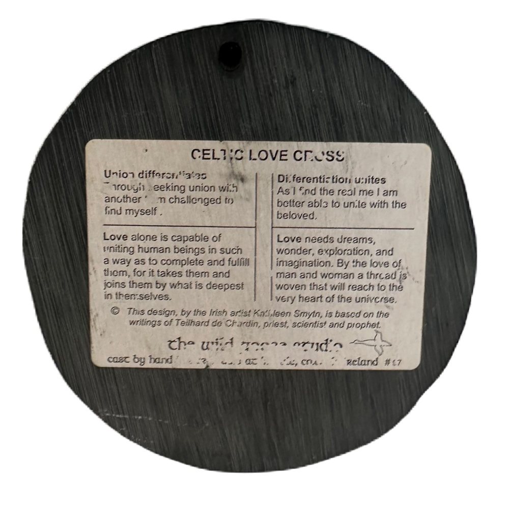 Wild Goose Celtic Love‎ Cross Wall Hanging By Kathleen Smyth #97 - Picture 5 of 5